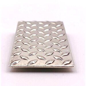 Tiffany & Co Sterling Silver 925 Wide Money Clip Tread Plate